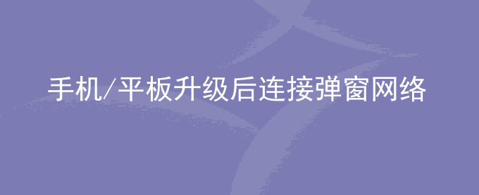 荣耀手机/平板升级后连接弹窗网络不保存帐号和密码