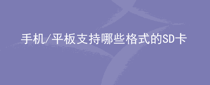 荣耀手机/平板支持哪些格式的SD卡,支持的SD卡的传输速度是多少？