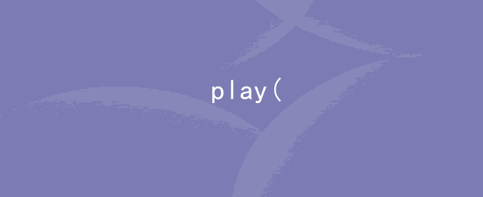 play() failed because