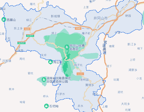 井冈山在哪里？井冈山在哪个地方