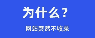 SEO:为什么网站突然不收录了