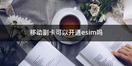 移动副卡可以开通esim吗