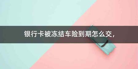 银行卡被冻结车险到期怎么交,