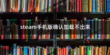 steam手机版确认加载不出