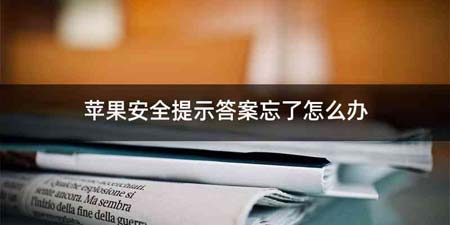 苹果安全提示答案忘了怎么办