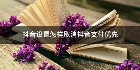 抖音设置怎样取消抖音支付优先