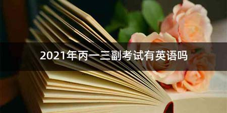 2021年丙一三副考试有英语吗