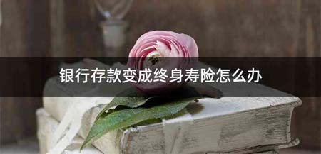 银行存款变成终身寿险怎么办