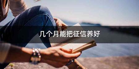 几个月能把征信养好