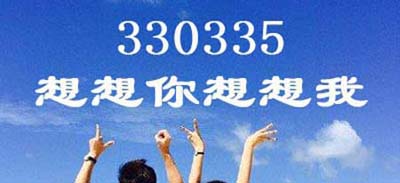 330335数字是表示什么意思网络用语