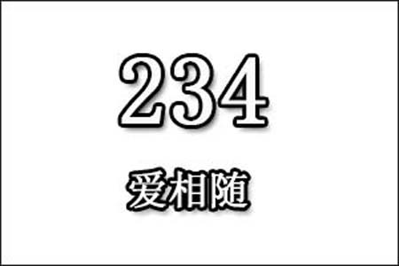 234数字是表示什么意思网络用语