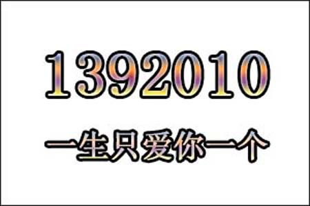 1392010数字是表示什么意思网络用语