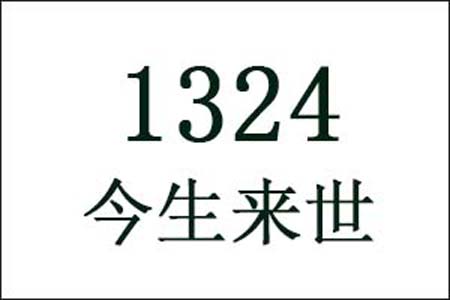 1324数字是表示什么意思网络用语
