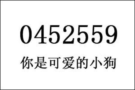 0452559数字是表示什么意