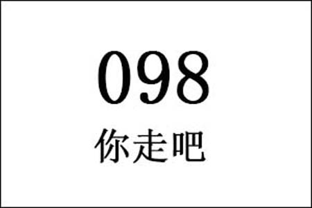 098数字是表示什么意思网