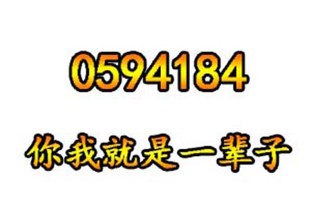 0594184数字是表示什么意思网络用语