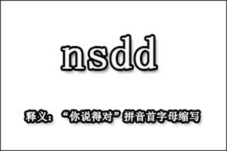 饭圈用语nsdd是什么梗和意思网络热梗